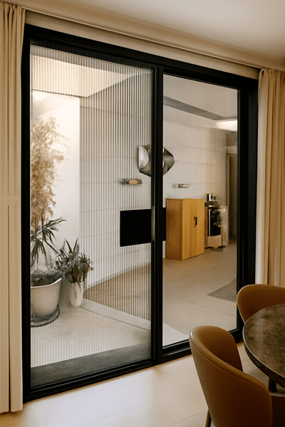 Space-Saving Sliding Nets for Windows and Doors